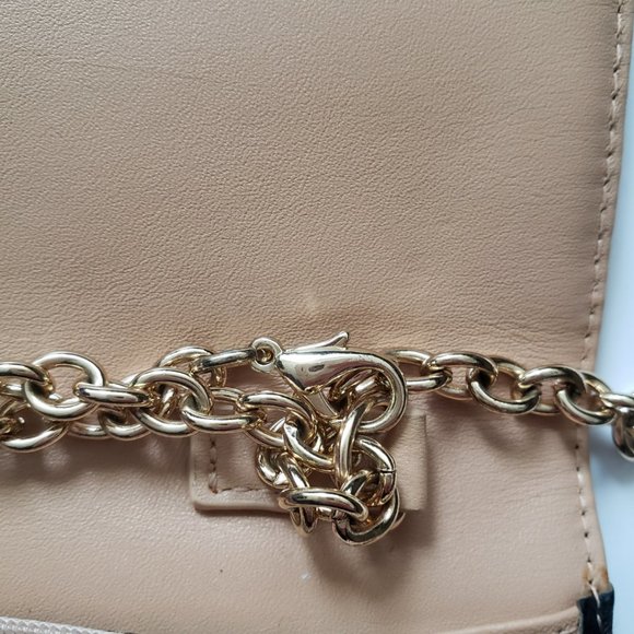 Halogen Black Leather Clutch Crossbody Bag/ Handbag - Picture 10 of 11